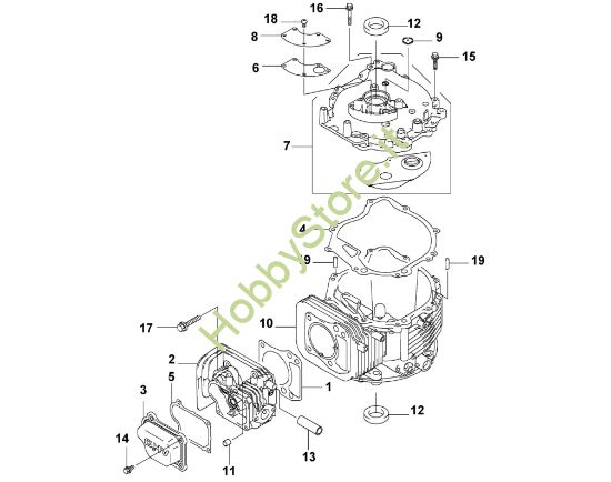 Picture of B - Cilindro FJ180V-BS51